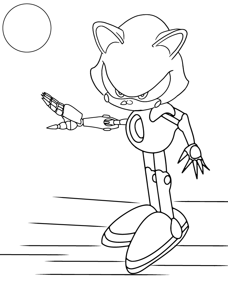 Angry Metal Sonic