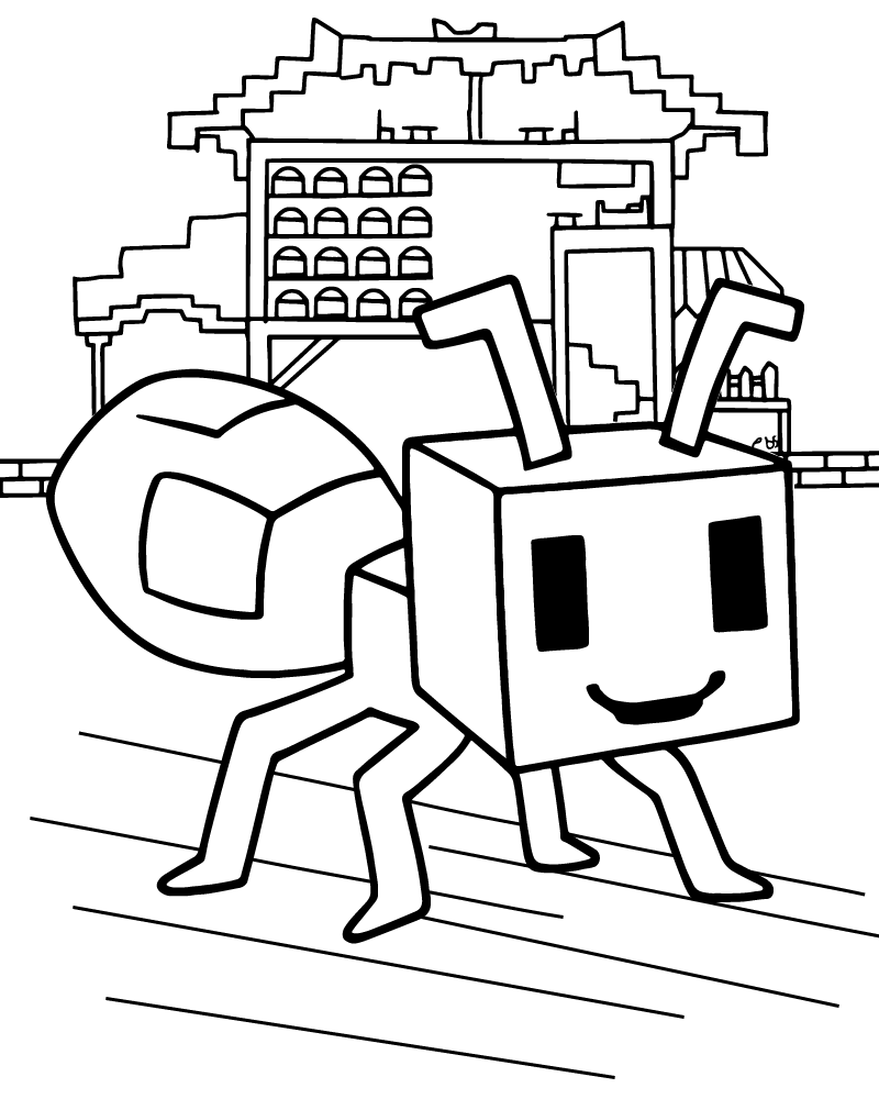 Ameisen wachsen einen Garten