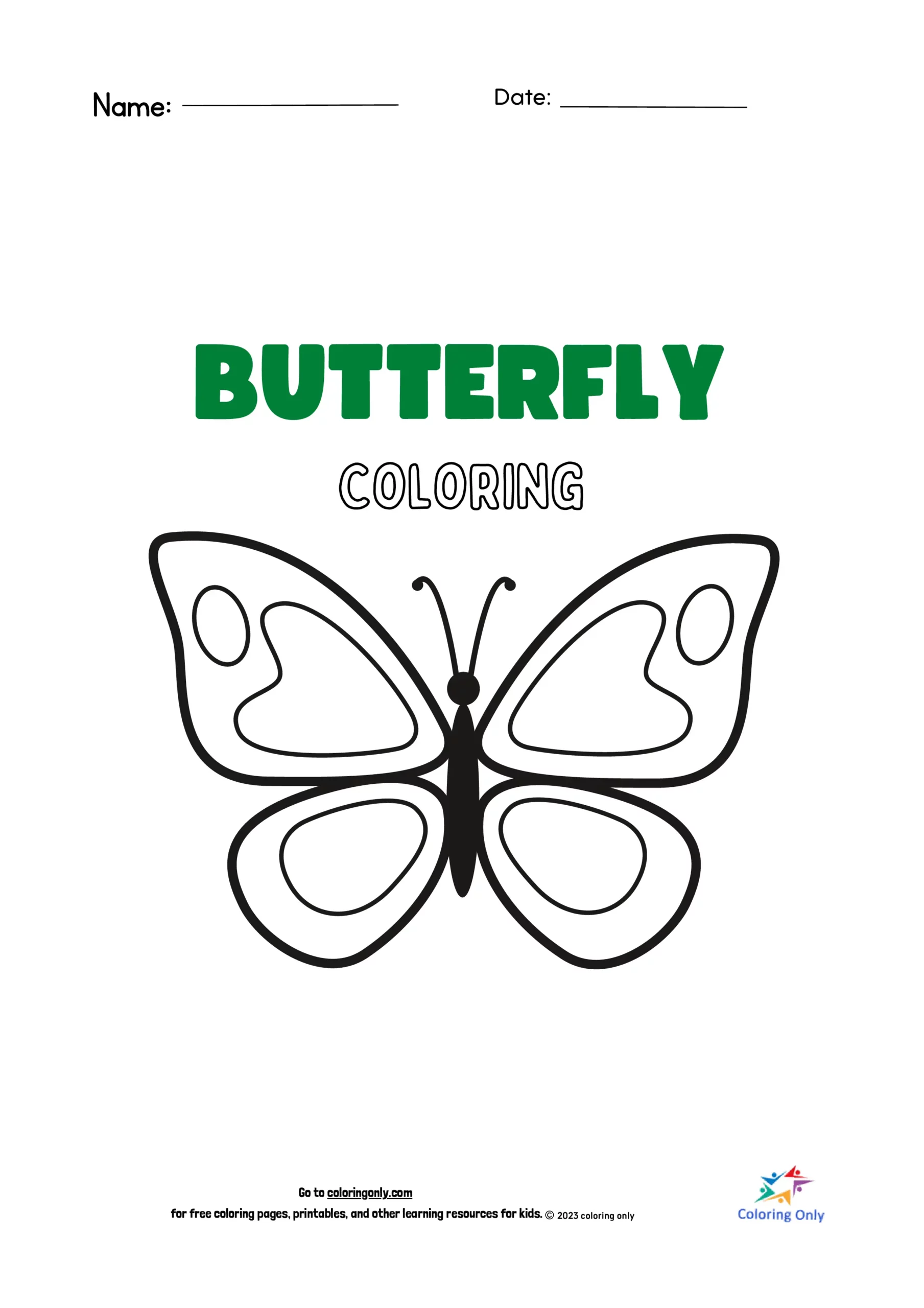 Butterfly Coloring