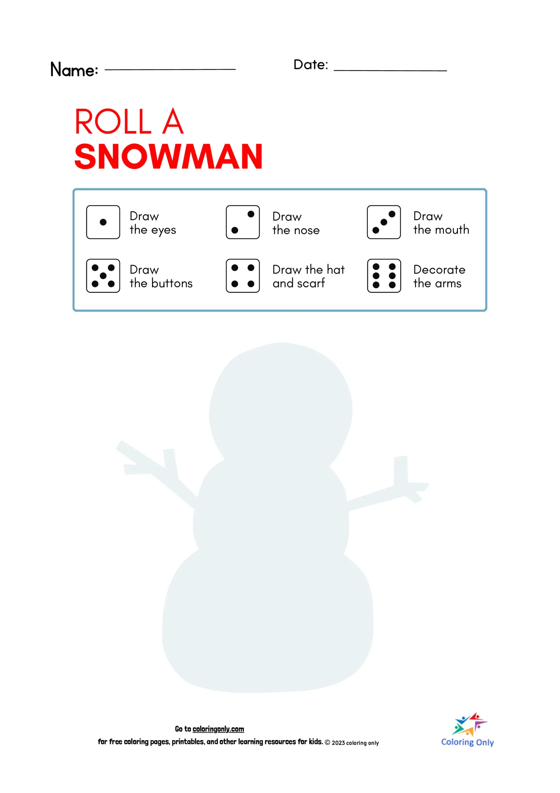 Roll A Snowman