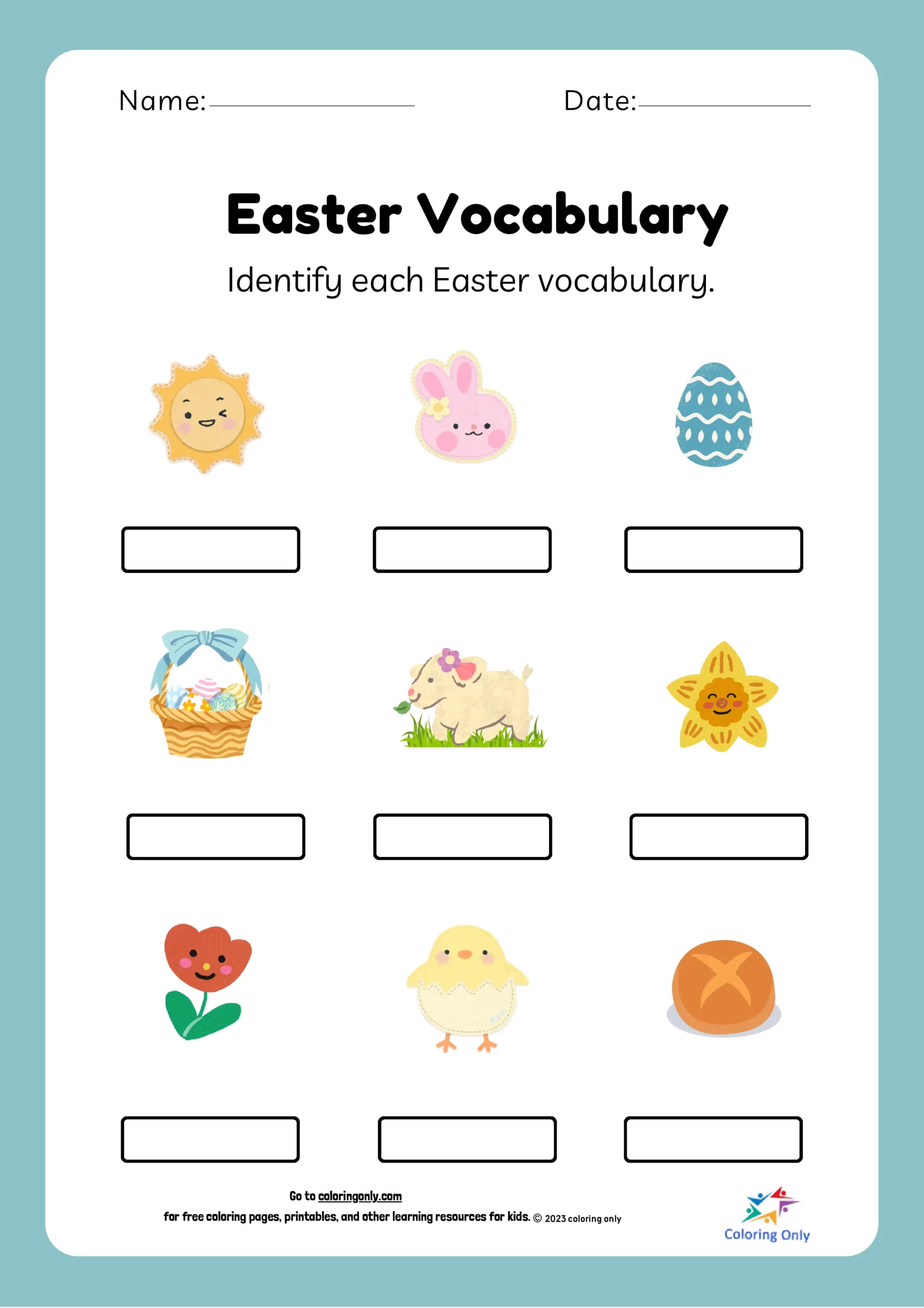 Easter Vocabulary