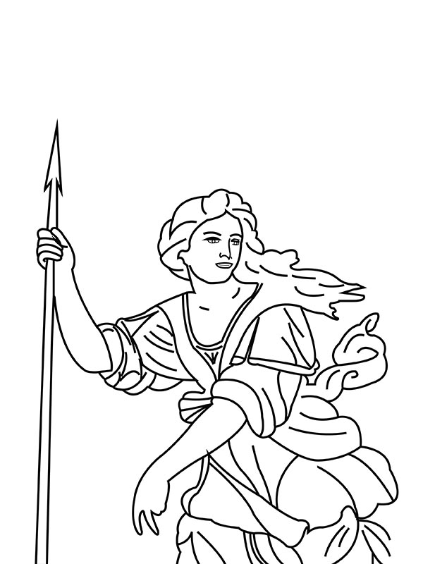 Artemis with a Spear