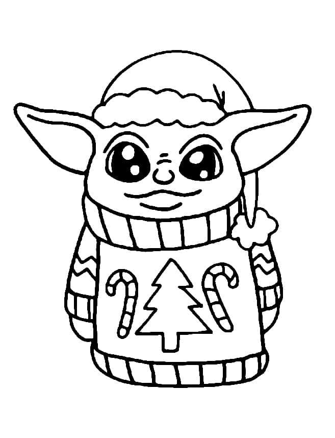 Baby Yoda Weihnachten