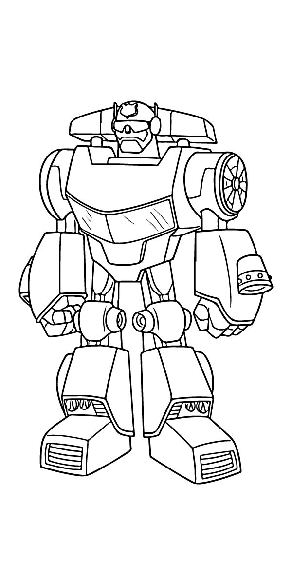 Victor Bumblebee coloring page