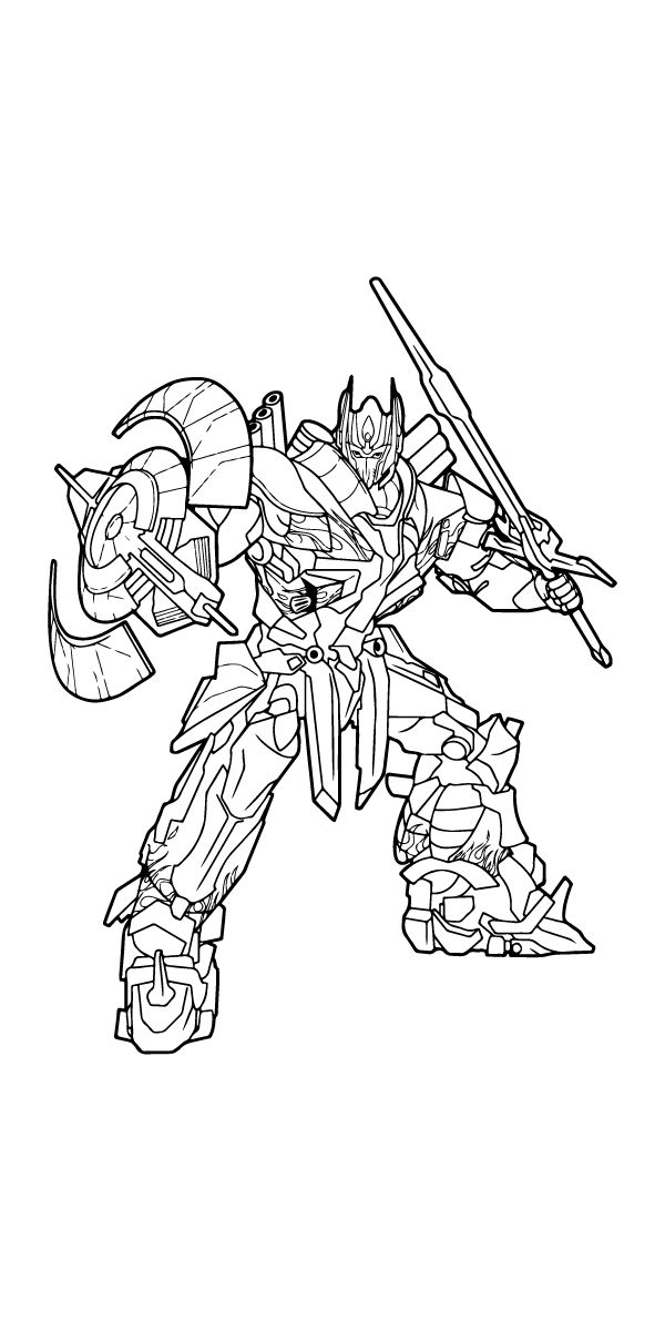 champion Bumblebee coloring page
