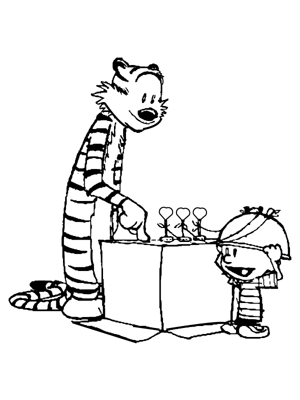 Calvin and Hobbes Electricity