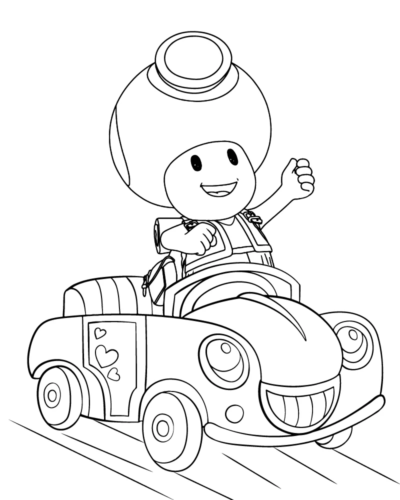 Käpt'n Kröte auf einem Auto