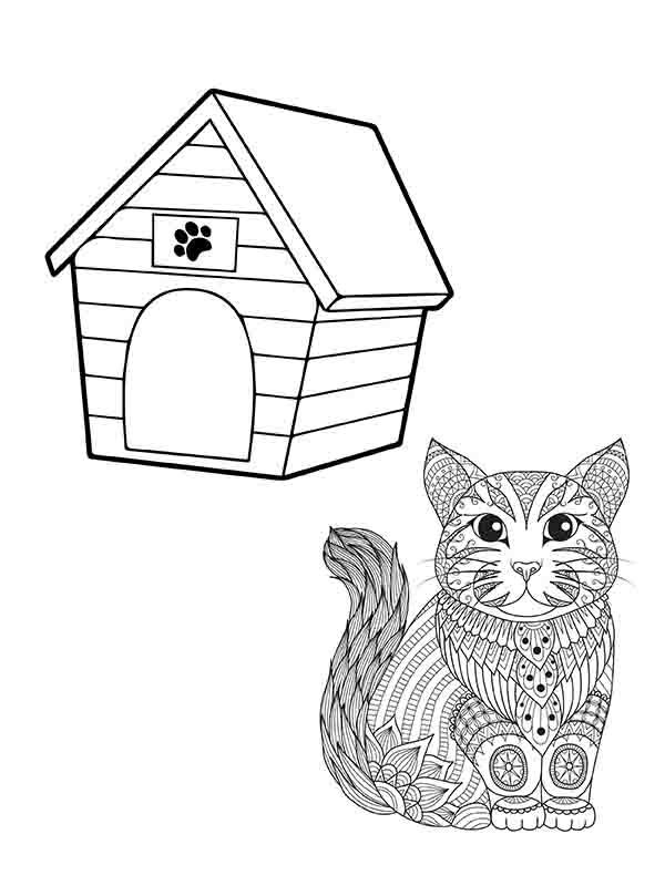 Cat Mandala and House