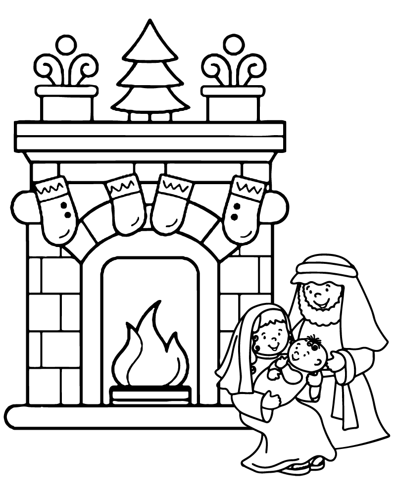 Charlie Christmas Fireplace for Kids