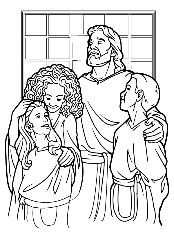 Christ with Latter-day Saints