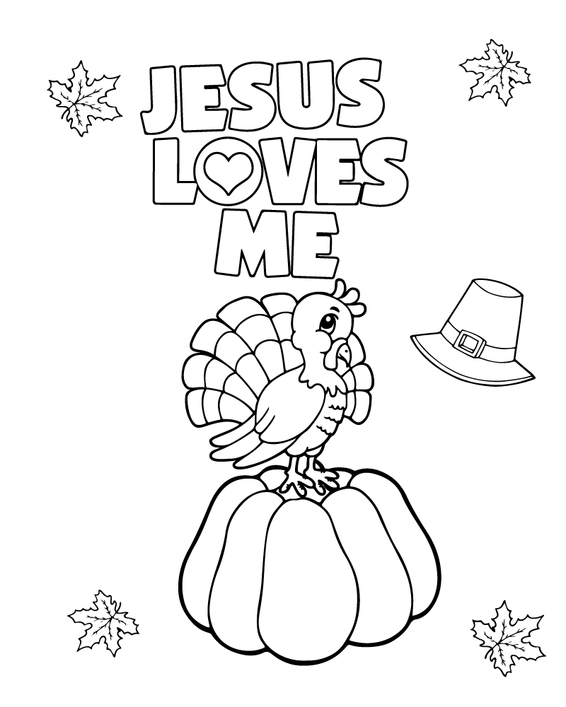 Christian Thanksgiving Activity Sheet