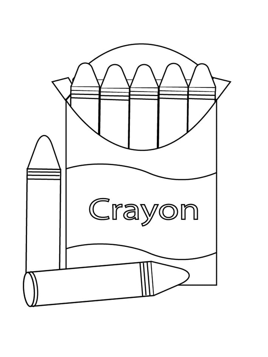 Crayon Box Printable