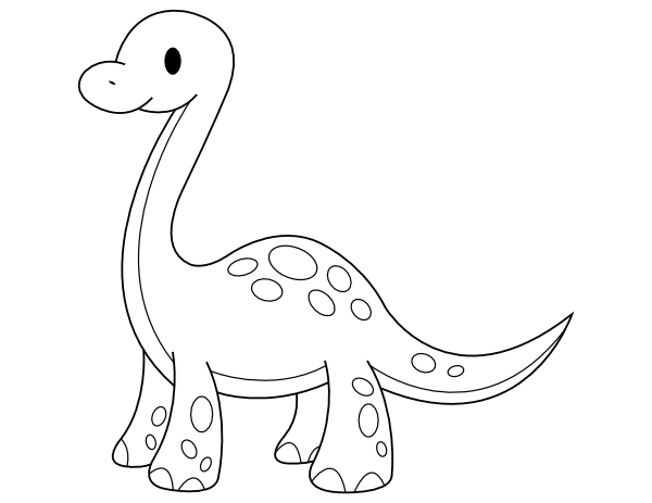 Cute Brontosaurus