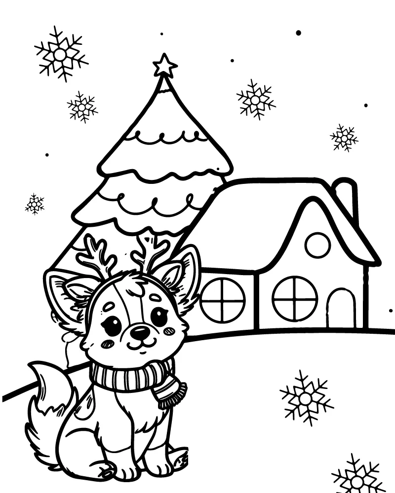 Cute Dog Christmas