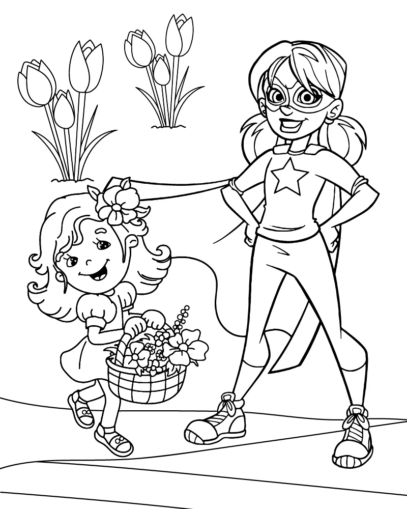 Cute Mom Superhero
