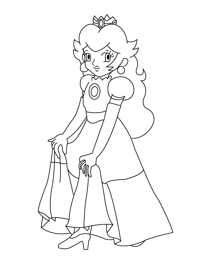 Cute Princess Daisy Costume