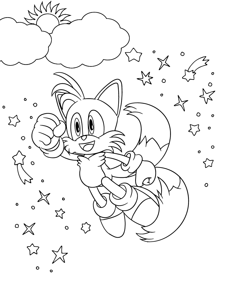 Cute Tails Flying