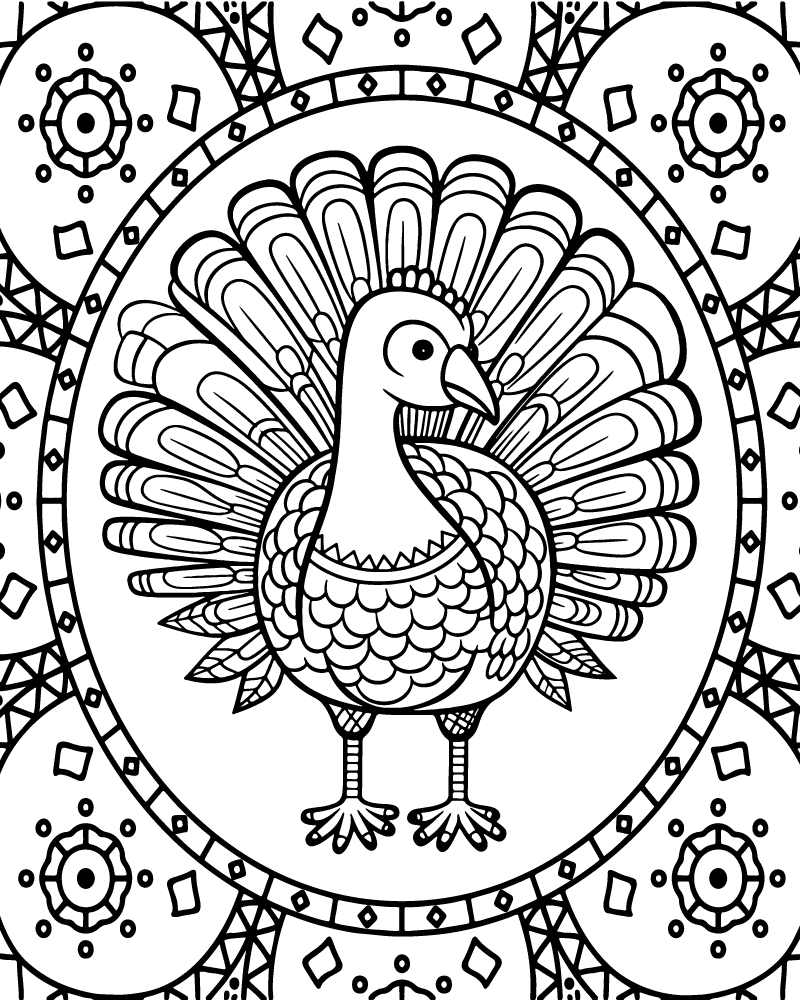 Thanksgiving Mandala