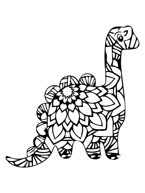 Dinosaur Mandala Alebrijes