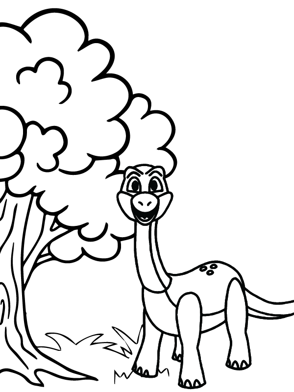 Discover Bron the Dinosaur in Poppy Playtime Coloring Page