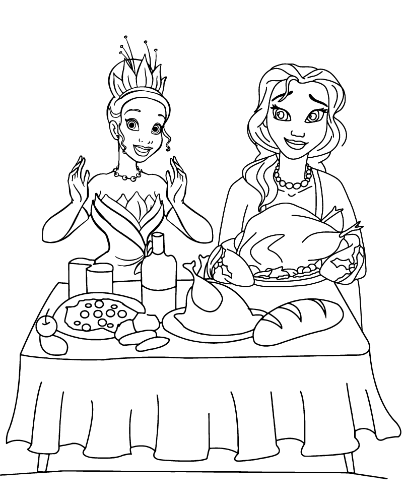 Disney Princess Thanksgiving