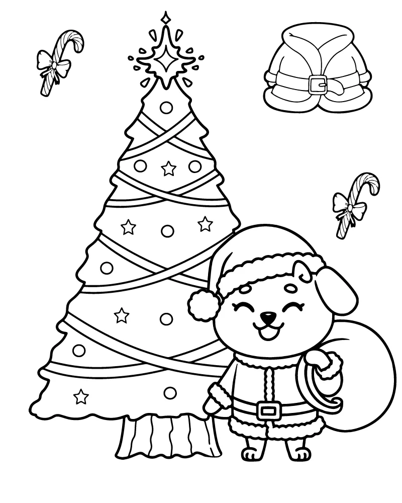 Weihnachtshund