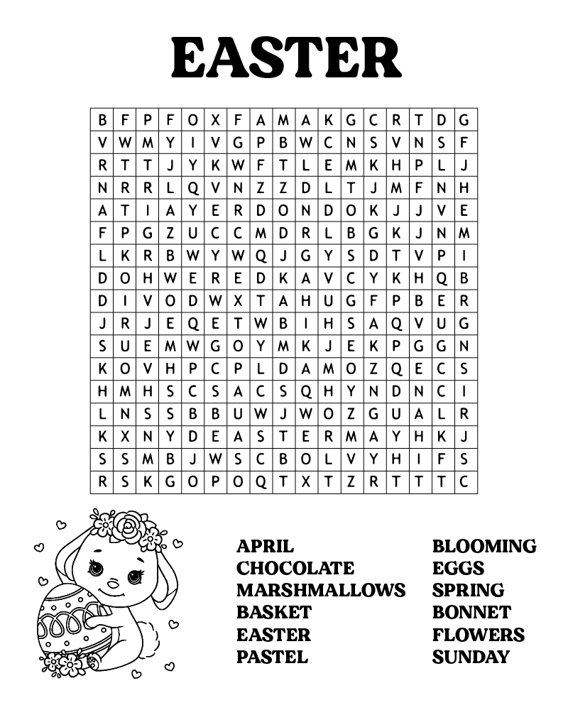 Easter Word Searches
