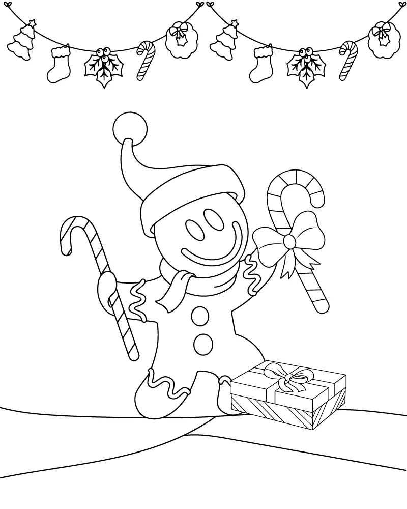 Easy Gingerbread Man For Kindergarten