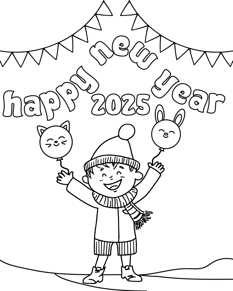 Easy Happy New Year 2025 Free