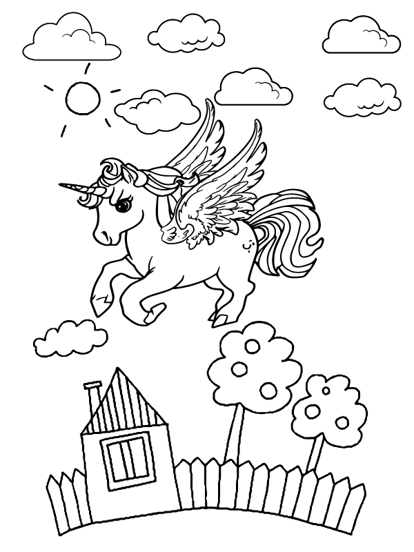 Easy-to-Print Unicorn