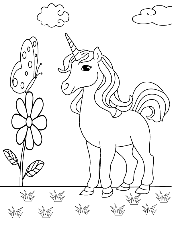 Enchanting Printable Unicorn Wonderland