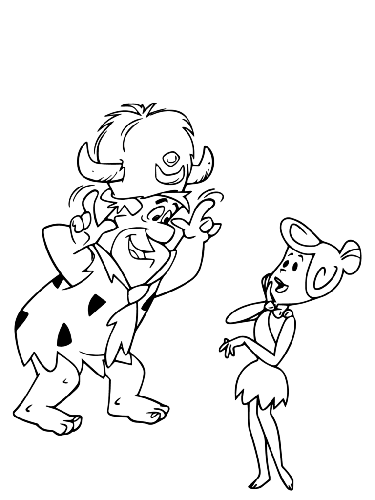 Fred erschreckt Wilma