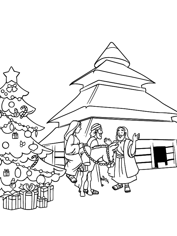Free Printable Orthodox Nativity Coloring Pages