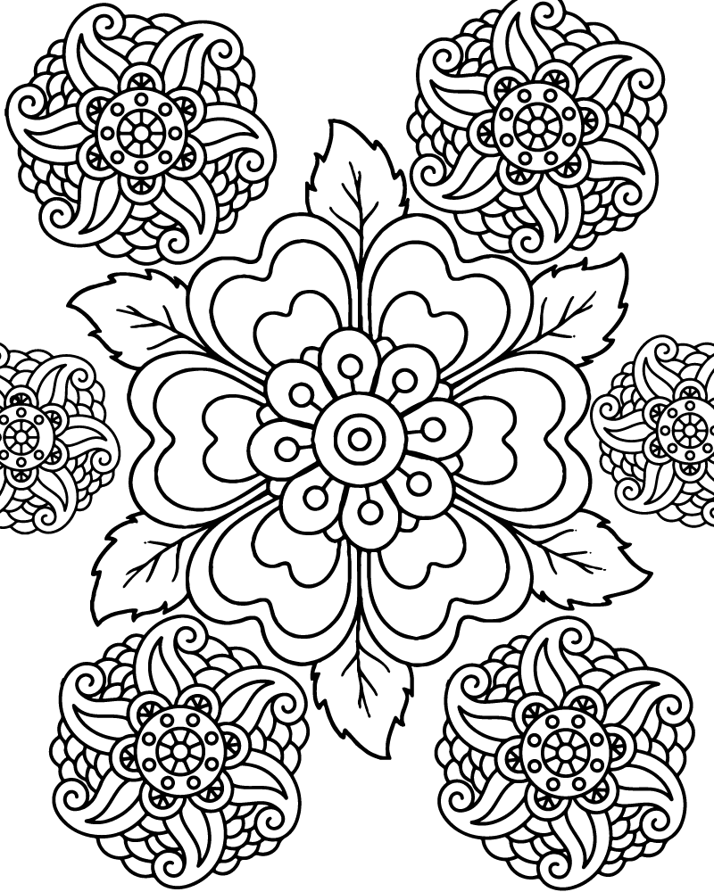 Free Simple Mandala