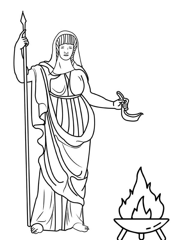 Greek Goddess of Hearth Standing