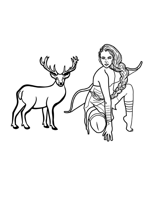 Greek Goddess of Hunting and Deer