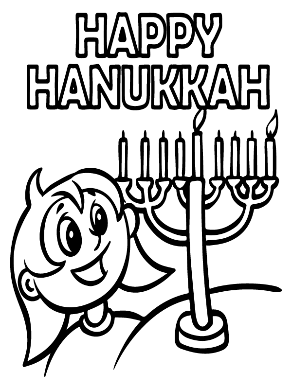 Happy Hanukkah and Menorah