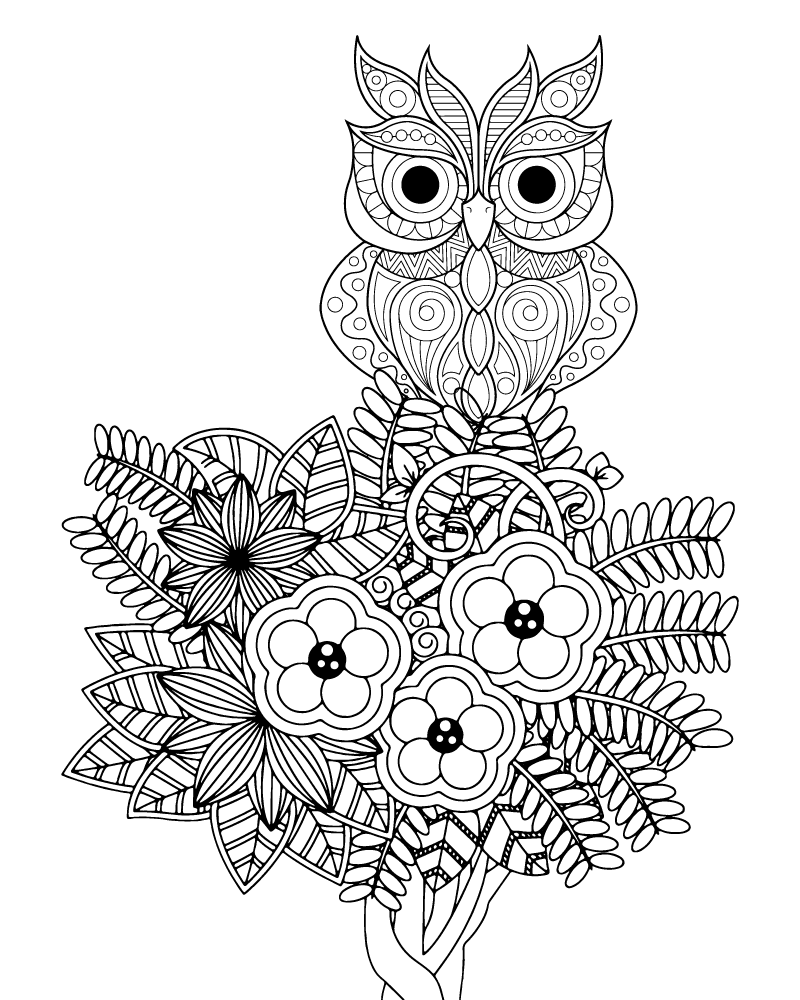 Hard to Color Mandala Coloring Printable