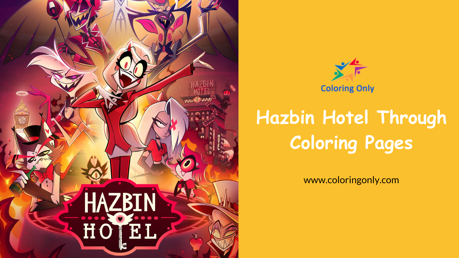 Hazbin Hotel Through Coloring Pages