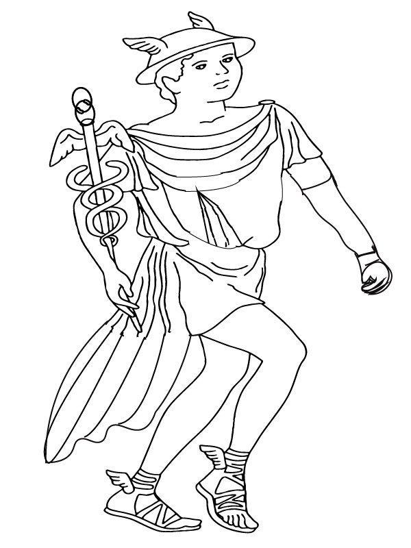 Hermes and His Staff