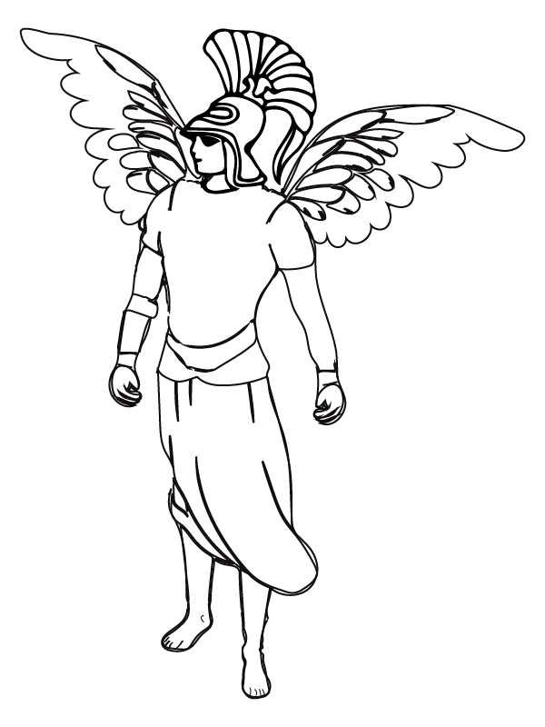Hermes Simple Armor and Wings