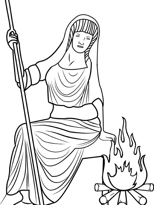 Hestia Greek Goddess and Hearth