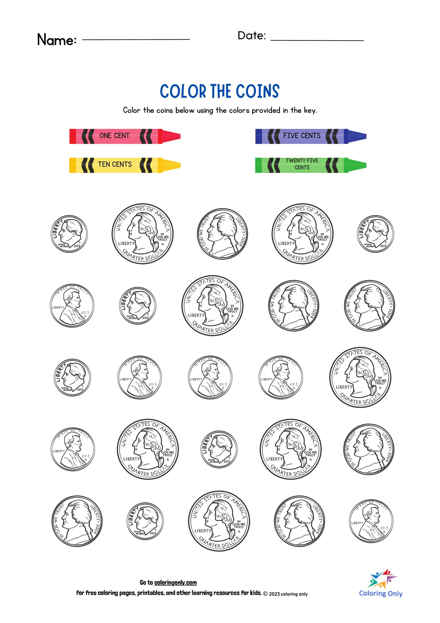 Color the Coins