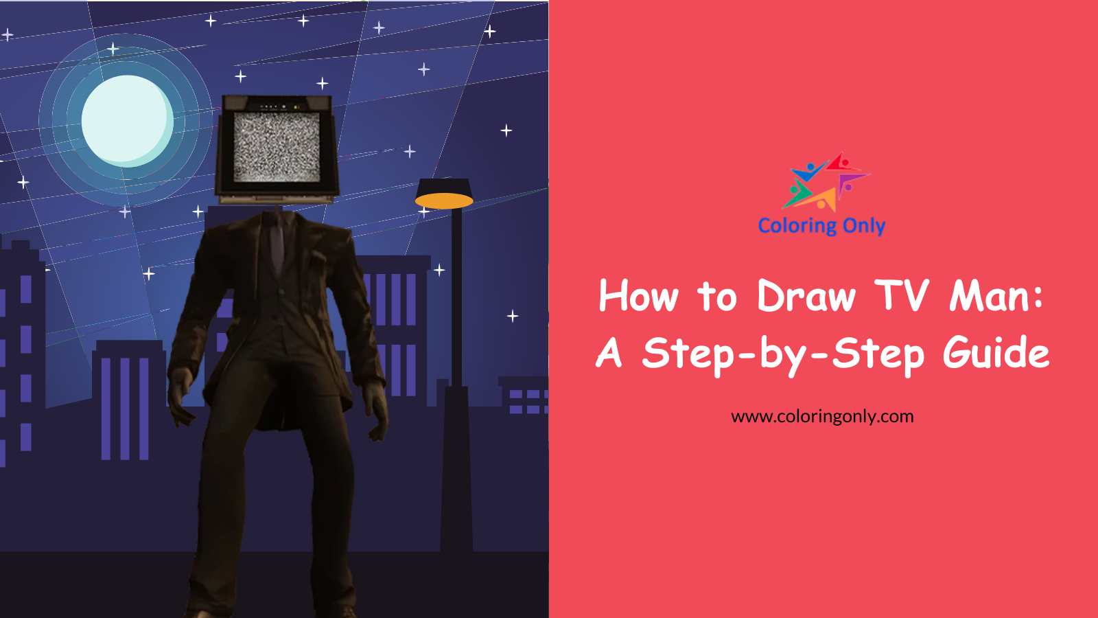 Wie man TV Man zeichnet: Eine Schritt-für-Schritt-Anleitung