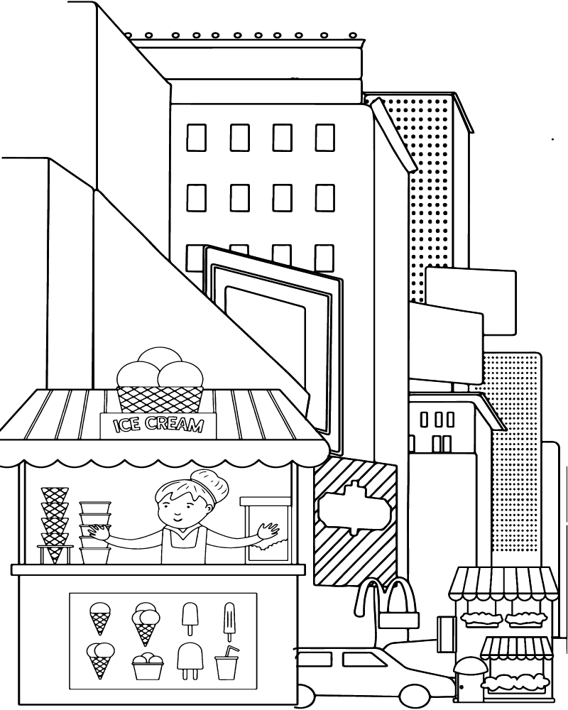 New York coloring page-18