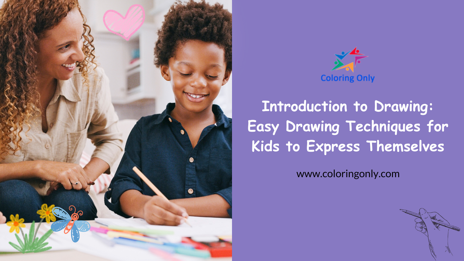Introduction to Drawing: Easy Drawing Techniques for Kids to Express Themselves