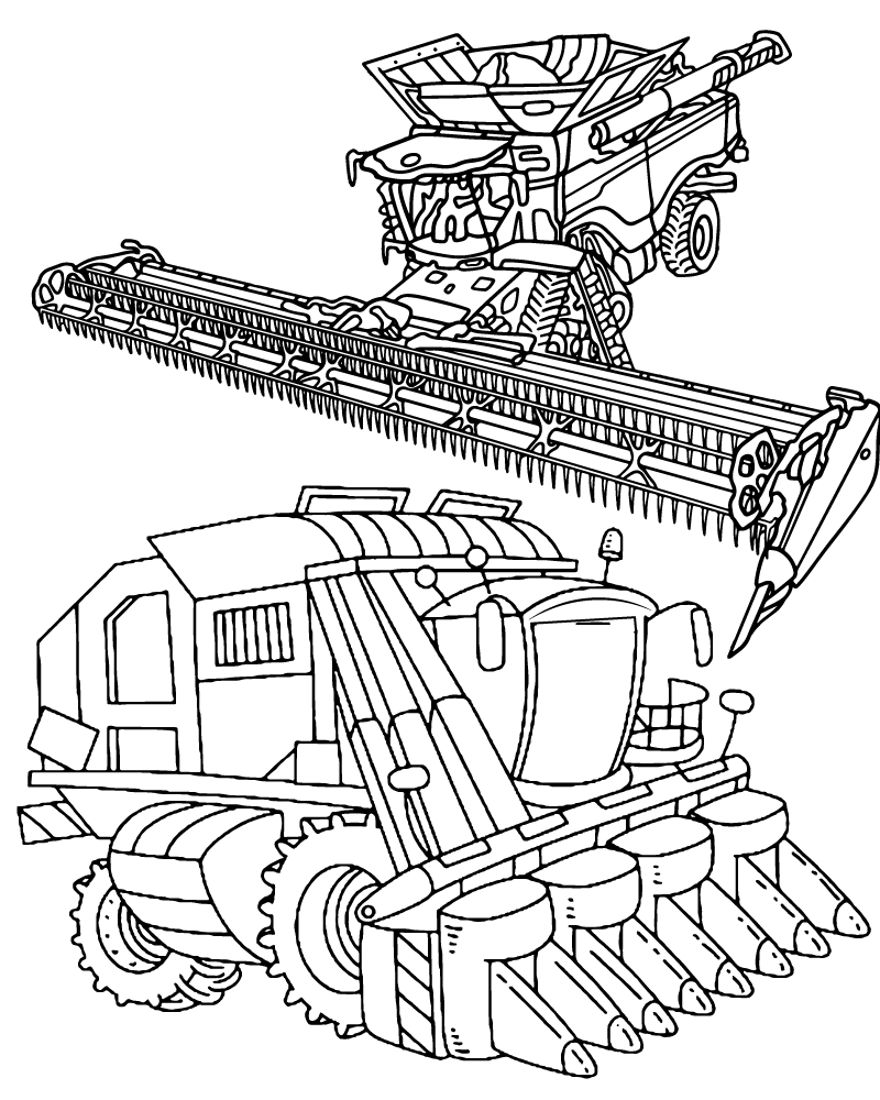 John Deere Combine Harvester