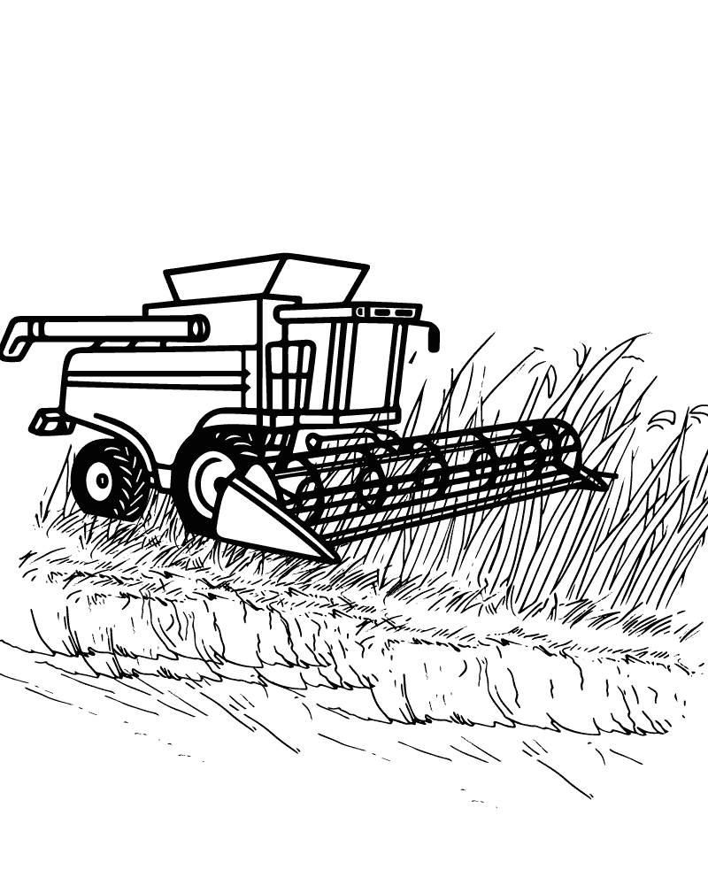 John Deere Combine Harvester