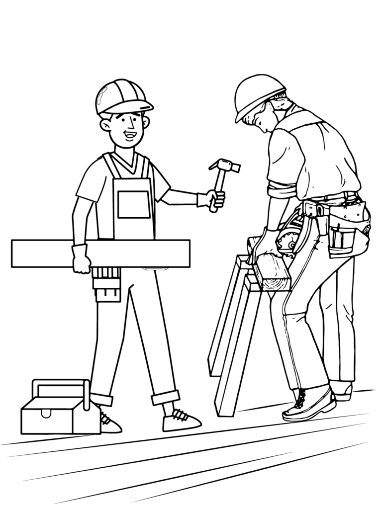 Dia do Trabalho para impressão gratuita