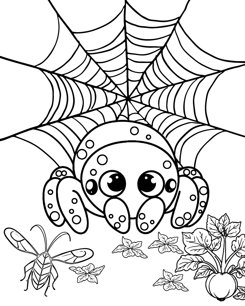 Lucas the Spider and Friends Free Printable